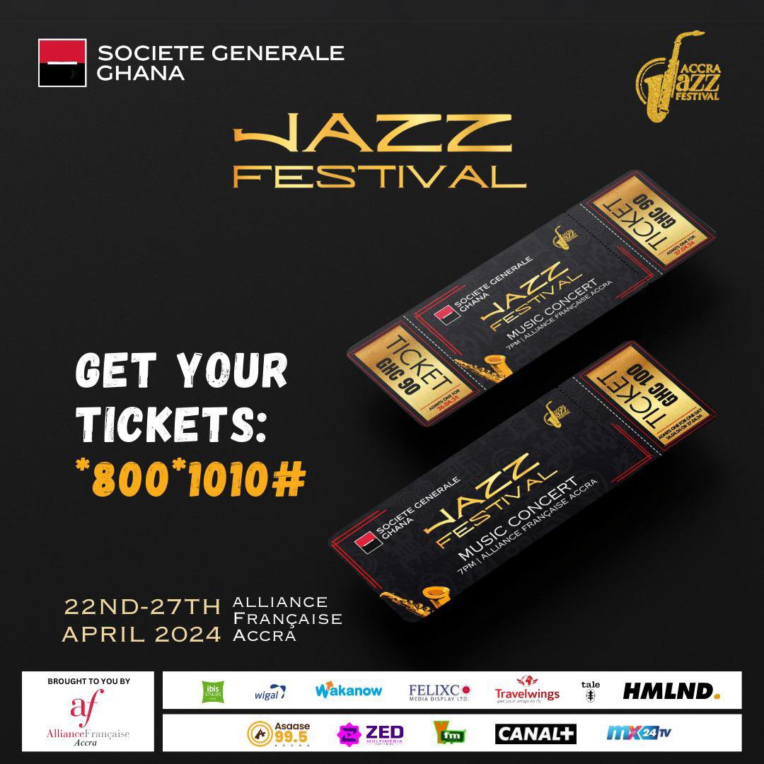 A weekend of soulful melodies awaits you at the Societe Generale Ghana Jazz Festival.

#SGGhana #JazzFestival