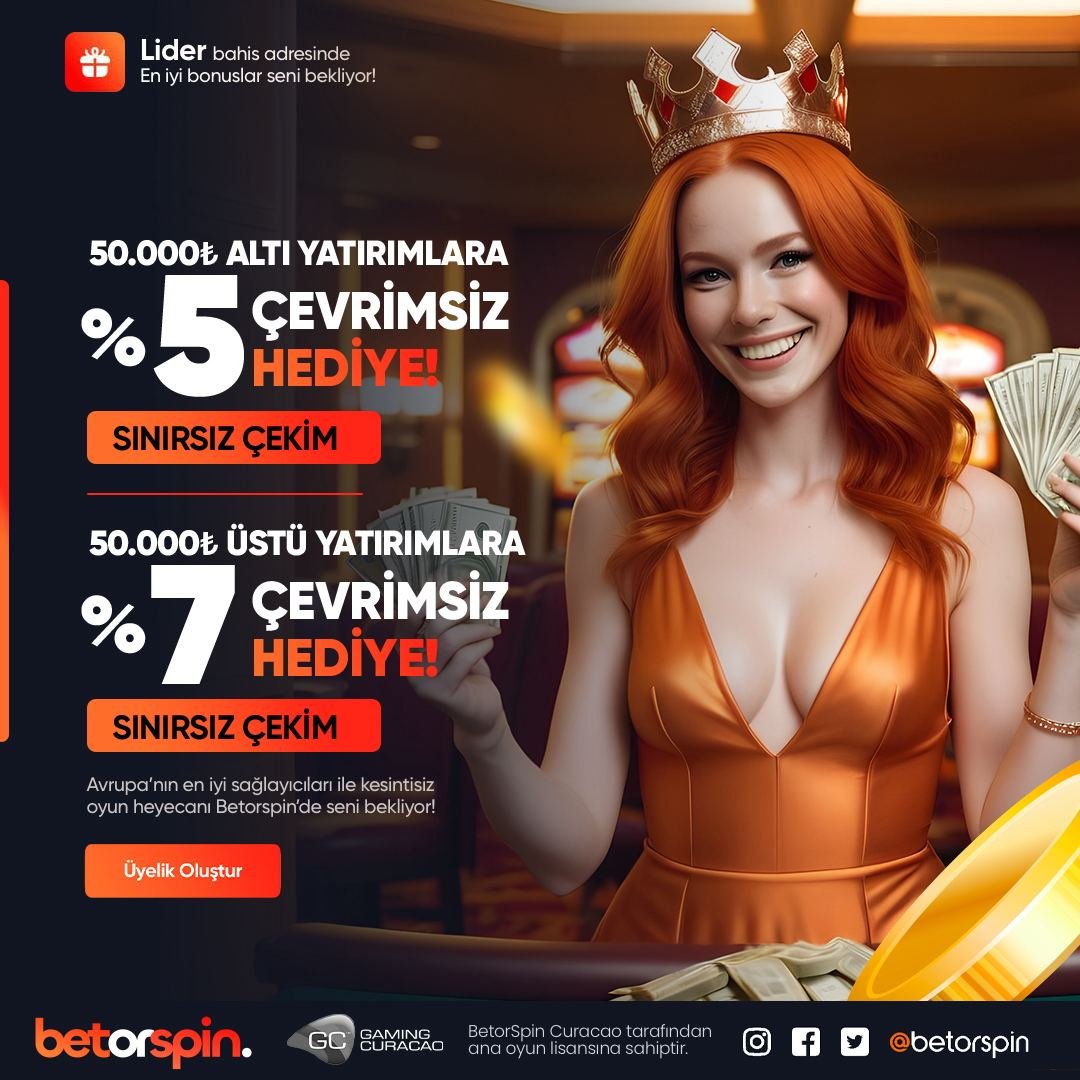 #Betorspin YENİ ÖZELLİKLERİN KİLİDİ AÇILDI !!! 50.000₺ Altı Yatırımlarınıza %5 Nakit Hediye 50.000₺ Üstü Yatırımlarınıza %7 Nakit Hediye Detaylı Bilgi ve Giriş İçin : cutt.ly/kwtoG9B9 #BetorSpin #BetorSpinGiriş #rulet