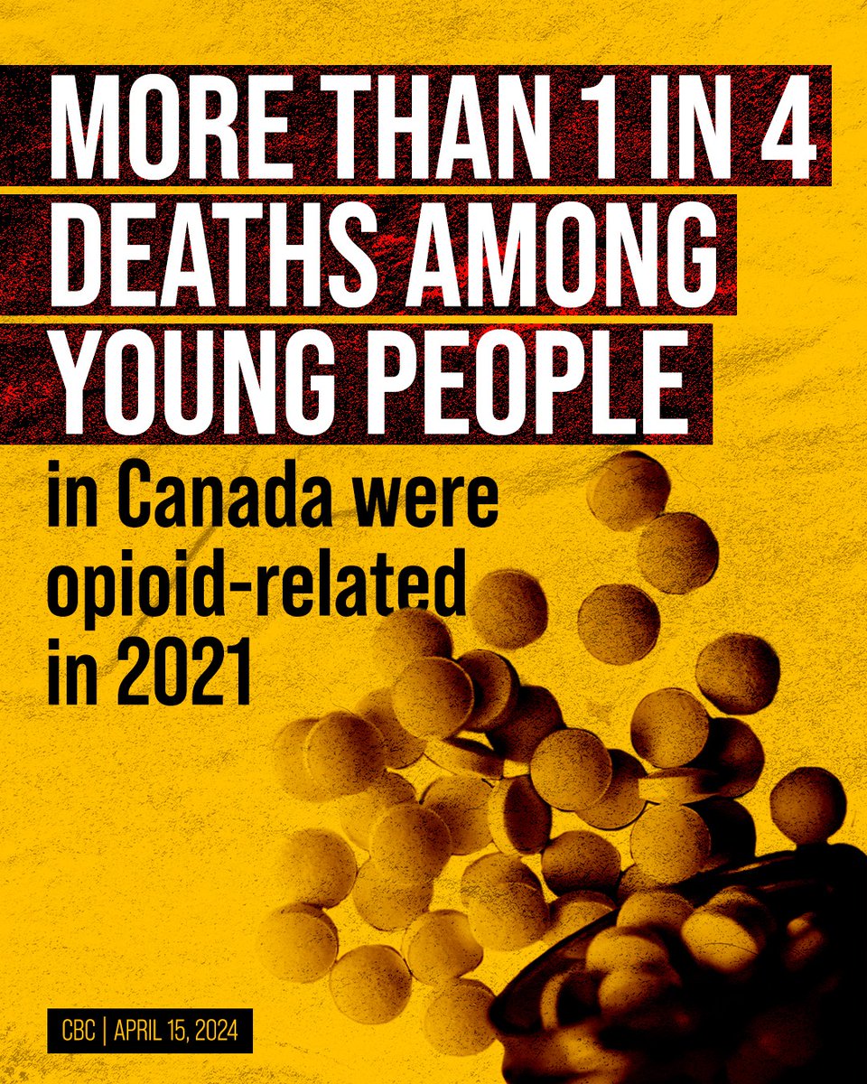 It's shocking that in 2021, 25% of deaths among young people were opioid-related. This is the result of reckless, radical government policies that have flooded our streets with these dangerous drugs. Our young people need treatment and support, not taxpayer-funded drugs.