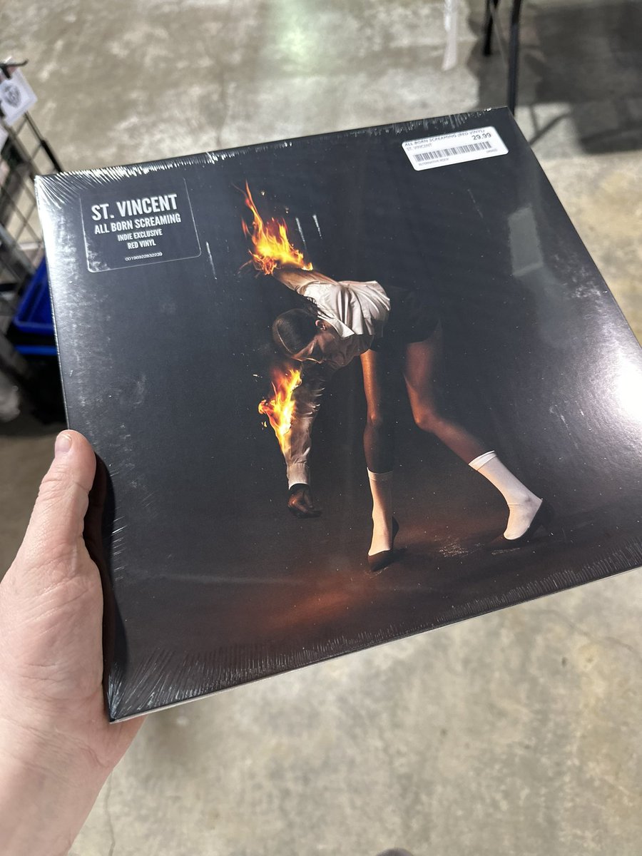 St. Vincent - All Born Screaming 

Indie Exclusive Red Vinyl - $29.99
Black Vinyl - $29.99
CD - $15.99

Don’t forget to enter to win our signed St. Vincent poster when you make any purchase today at our of our locations (in-store only)! #AllBornScreaming