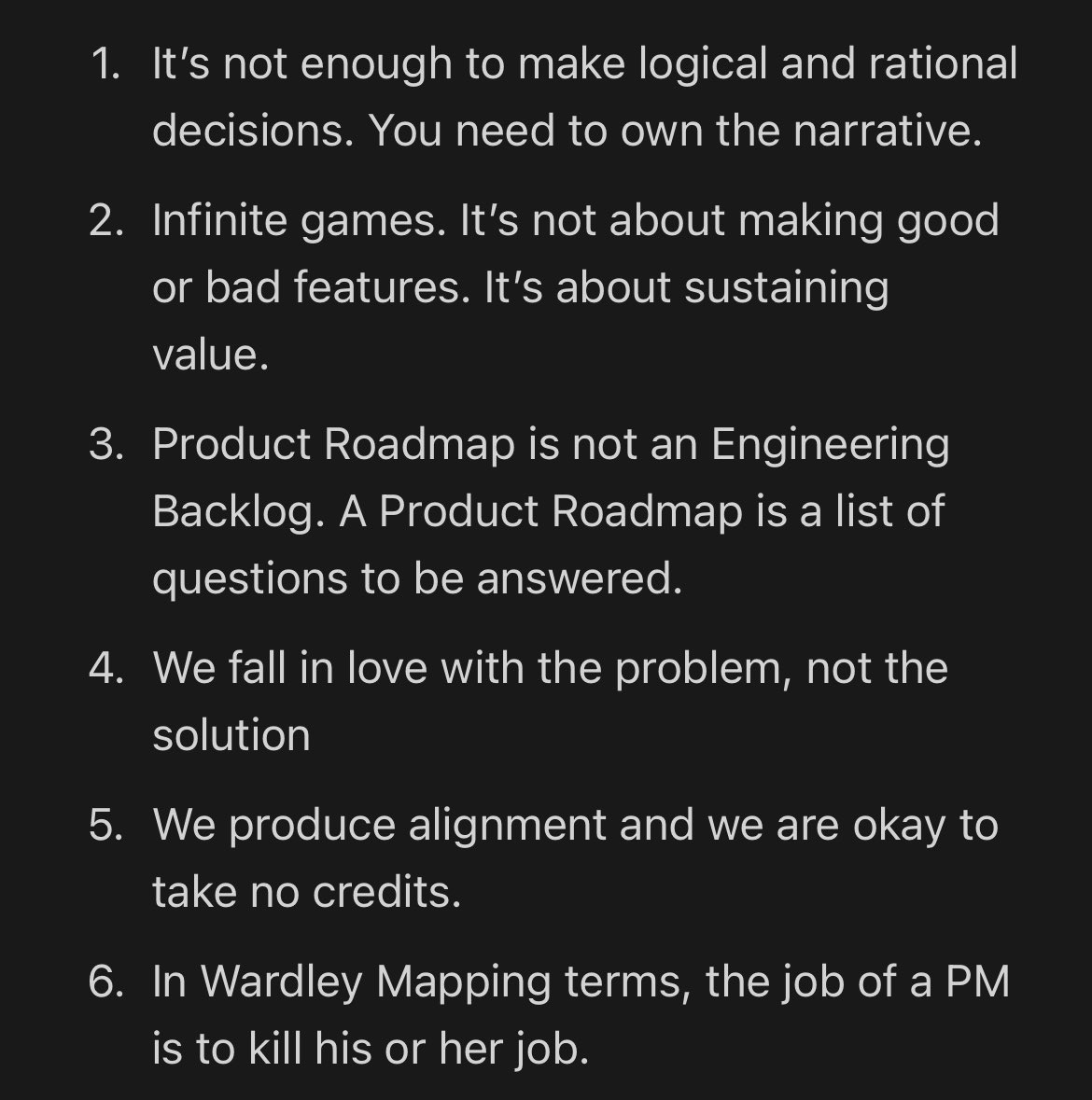 @jcesarperez También soy tech PM de una dev platform. Estos son mis 6 principios por si pueden ayudar
