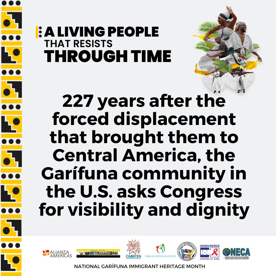 Despite having deep roots in the United States, very few decision-makers are aware of the history of the #Garifuna people. During #GarifunaHeritageMonth, leaders from our membership used advocacy to inform & present concrete requests to elected officials. alianzaamericas.org/blog/227-years…