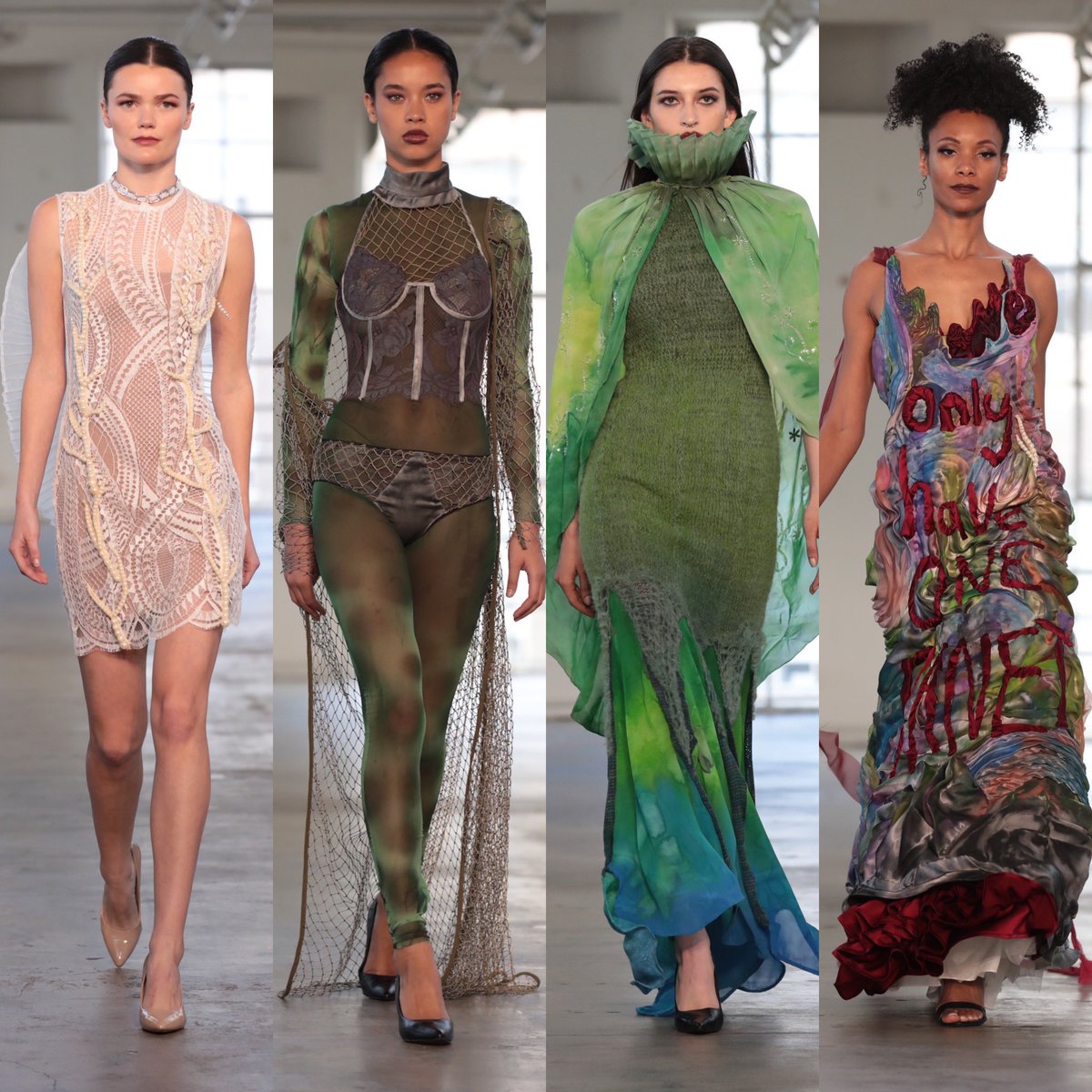 SentryxHQ's tweet image. FIDM DEBUT 2024 Collections 📸 In PHOTOS ➡️ Designer &amp;amp; @FIDM Advanced Fashion Design Program graduate Bella Jean Conner ⭐️ Collection: “Humanities Toxic Tides” using lace from @Solstiss 🇫🇷
📸: @_abimages @alexberliner #fidmdebut