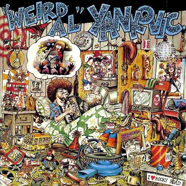 'Weird Al' Yankovic's debut album was released on April 26, 1983. The album featured popular tracks like 'Ricky,' and 'Another One Rides the Bus,' 
#WeirdAl #DebutAlbum #the80srule #the80s #80smusic #80sthrowback #OnThisDay #RetroRewind #80snostalgia