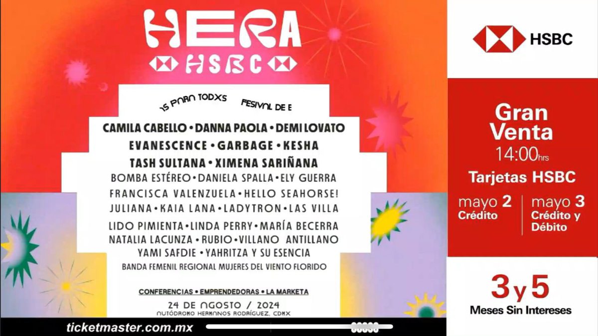 Tío @vivelatino mi artista favorita estará en el evento Hera de HSBC. Por favor, tráela para el 2025 😭 por favor.
Y si, me refiero a la increíble y espectacular @TASHSULTANAA