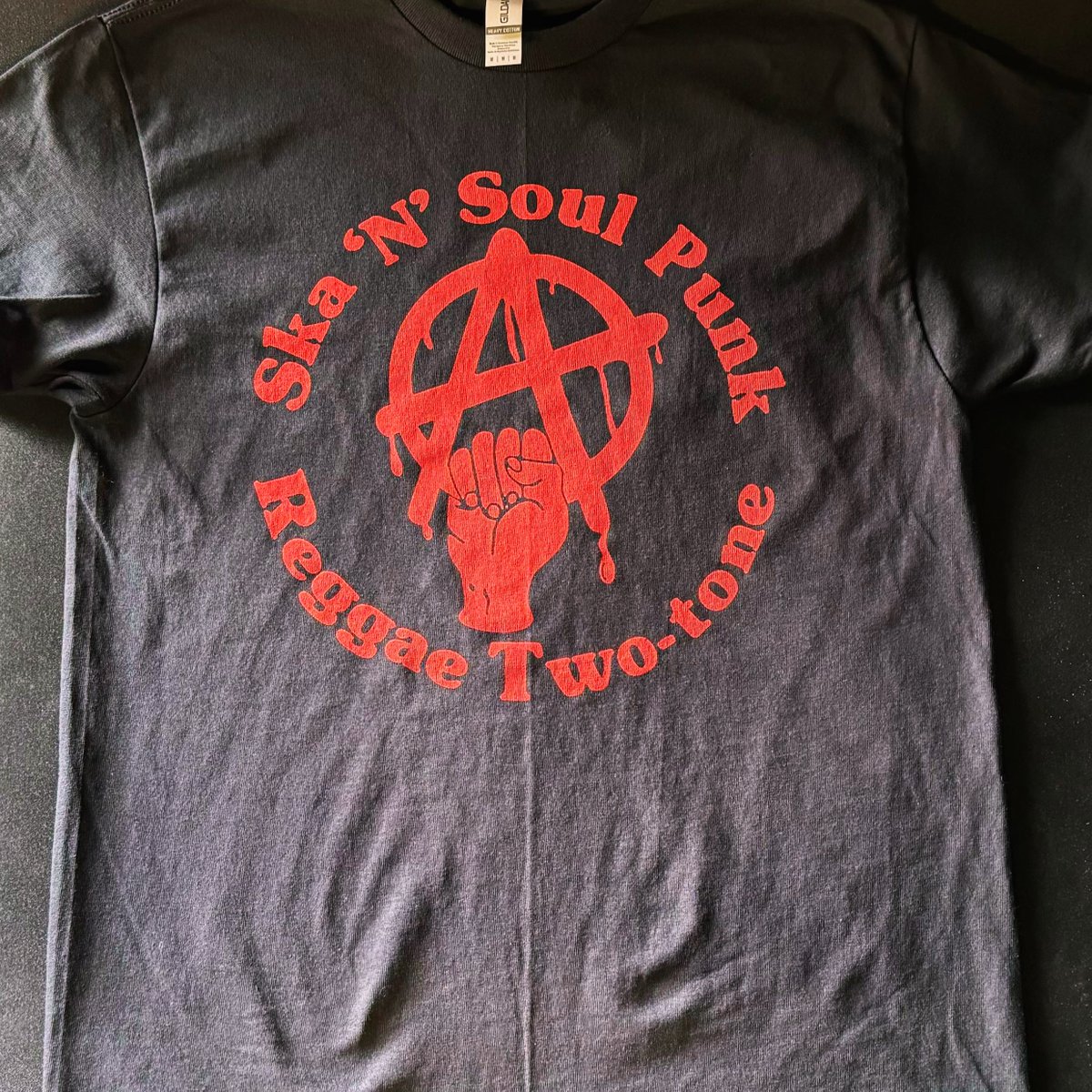 Just a heads up on our new t shirt,much love for the #punk #skaNsoul #reggae #TwoTone shirt and so much so half of the batch have gone already . Pm for details Sizes range from small to 2XL still available