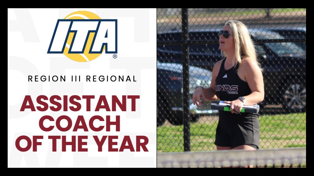 𝗜𝗧𝗔 𝗥𝗲𝗴𝗶𝗼𝗻 𝗜𝗜𝗜 𝗔𝘄𝗮𝗿𝗱𝘀 Congratulations to Elizabeth Wooten on being named the ITA Region III Assistant Coach of the Year! #GoHINDS