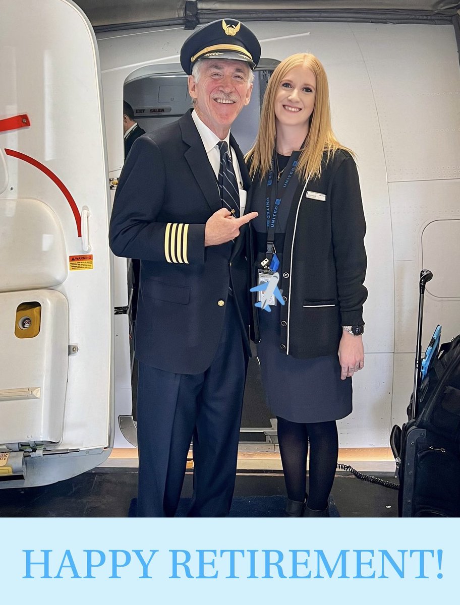 Your dedication and hard work have left an indelible mark on all of us. Enjoy every moment of this well-deserved chapter. Cheers to retirement! True legend @united @CaptainMarkDEN #beingunited #WorldPilotsDay