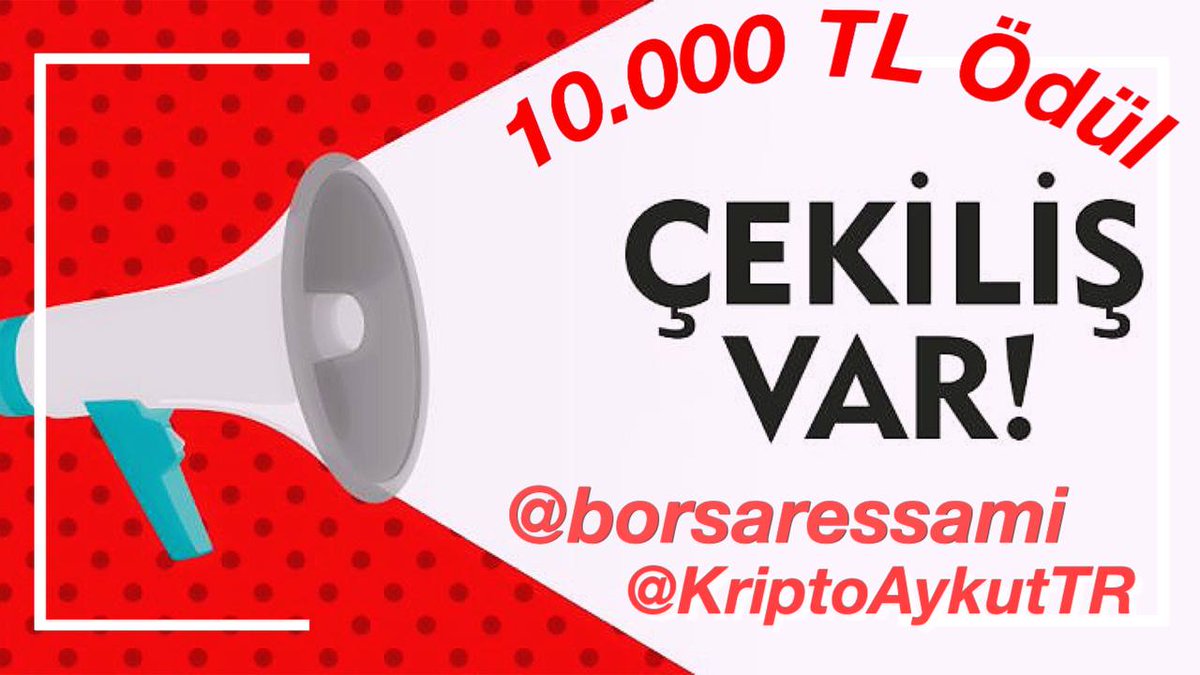 🚨10.000 TL DAĞITIYORUZ 🚨 

Şartlar Çok Basit; 
📌Beni ve <a href="/KriptoAykutTR/">Kripto Aykut</a>  Takip Et 
📌Rt &amp; Like 

 ♦️Çekiliş Sonucu Pazar Akşamı Açıklanacaktır ⏰
Ödül 10 Kişi ile Sınırlıdır!

#BTC #Pepe #Floki #cekilis #Giveaways