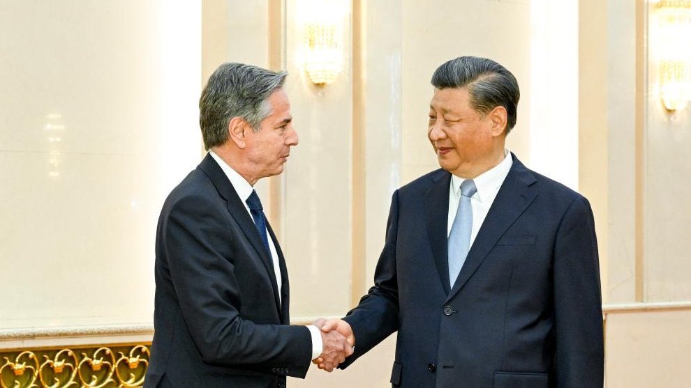Abd Dışişleri Bakanı Blinken Pekin’de Xi Jinping’le görüştü Blinken: Rusya’ya yardımı durdurmazsanız biz ele alacağız Xi:İki yüzlü davranmayı bırakın. dedi