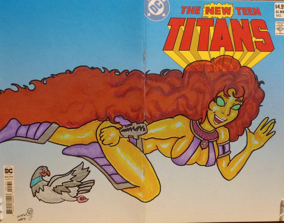 New Titans Starfire (Sketchcover)