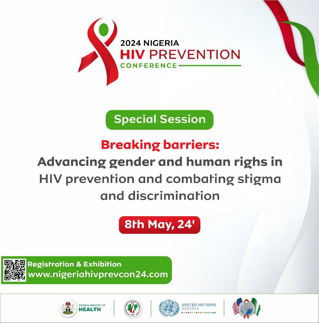Don't miss the  National HIV Prevention Conference coming up soon 

Register here to participate and get more info : nigeriahivprevcon24.com

#NHIVYPC2024 
#AYP4Change