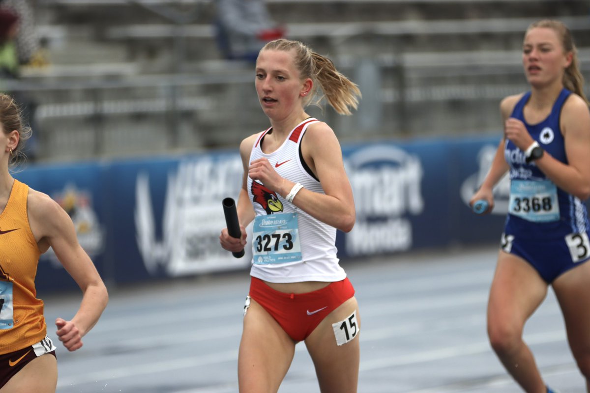 Women’s 4x1600m Illinois State Relay squad takes sixth with a time of 20:00.97