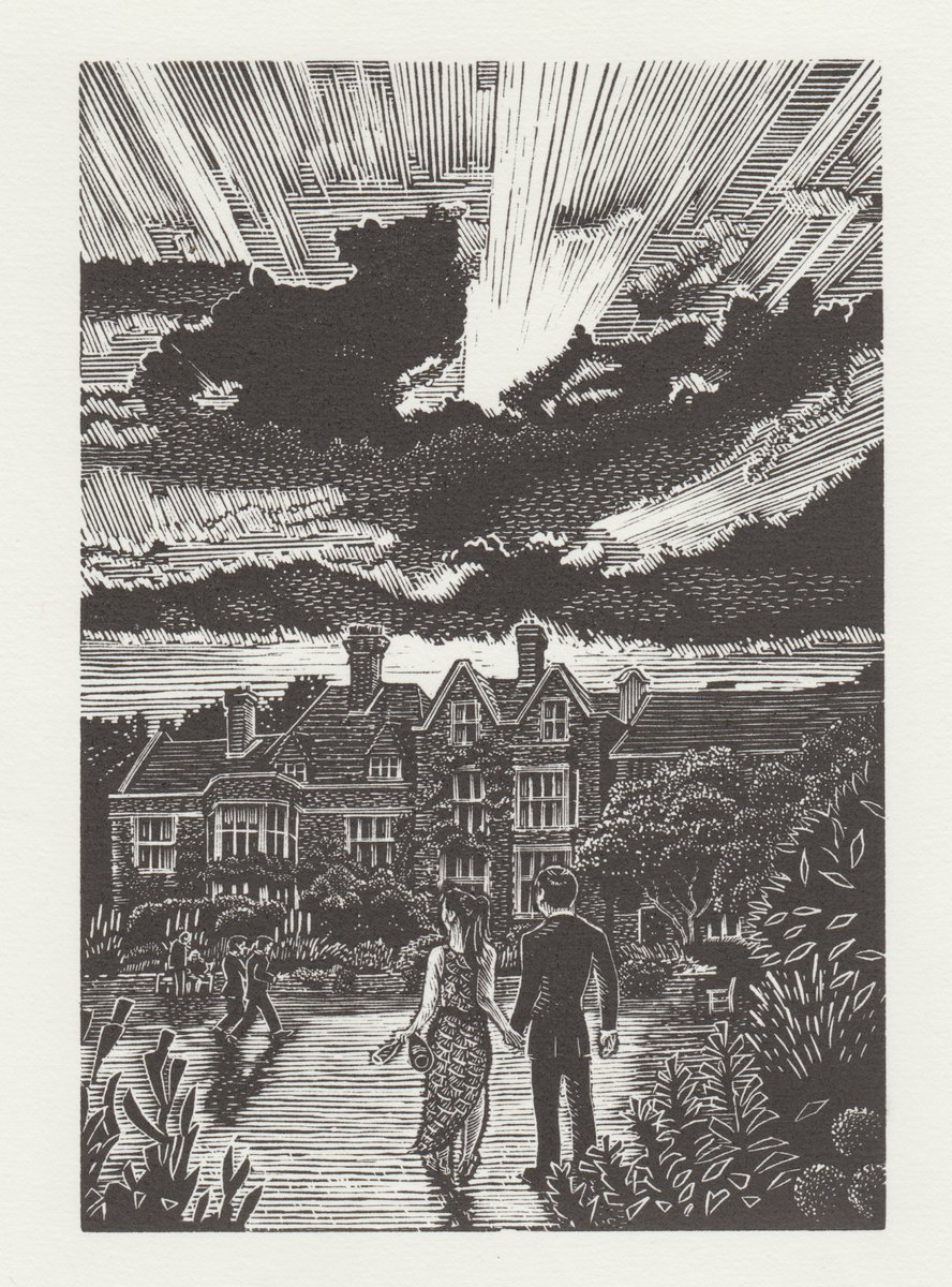 Just added my new print of #GlyndebourneOpera to my web shop 'House lights down!' - wood engraving. It is almost time for the Festival to begin - a perfect present for the Glyndebourne fan in your life. keithapettit.com/online-store/H…