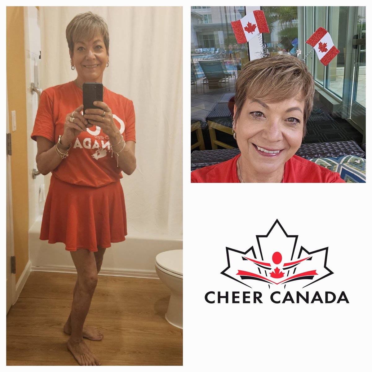 Ya'll didn't know I'm an alternate for a Team Canada, did you?? Bahaha! 😂😂😂🤣🇨🇦 Going to head to our airbnb to drop off luggage and then go to venue. Don't worry, I won't forget the face bling! 😘🇨🇦♥️🤗💪📣🇨🇦