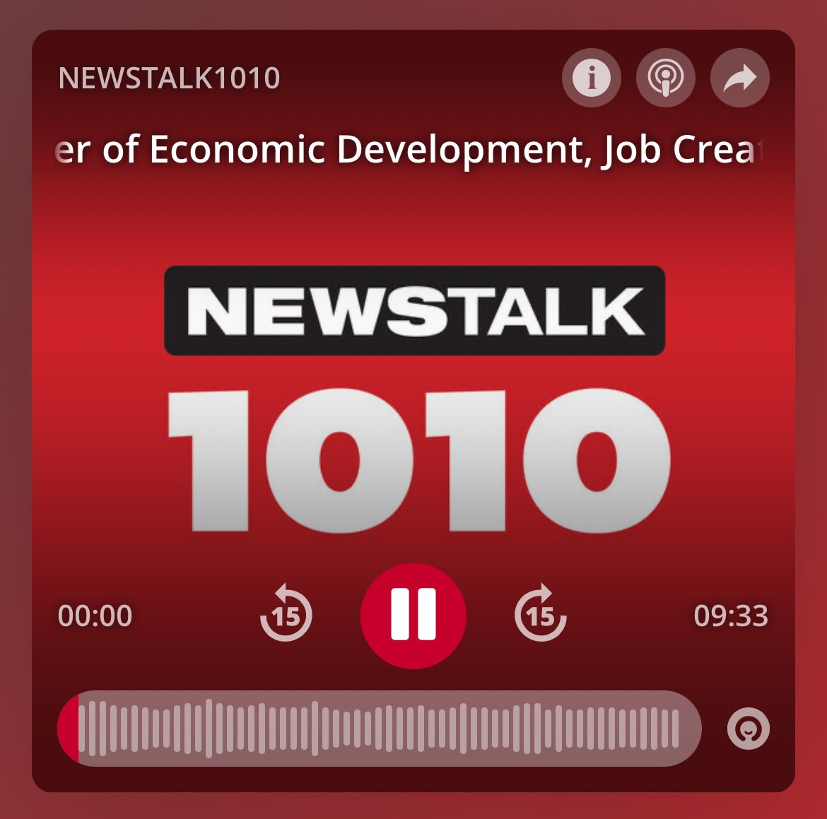 Spoke with @MooreintheAM on @NEWSTALK1010 to discuss @HondaJP’s $15B investment in Ontario to create the nation’s first comprehensive #EV supply chain. This project will see the construction of 4 new manufacturing plants, securing thousands of good jobs. omny.fm/shows/newstalk…