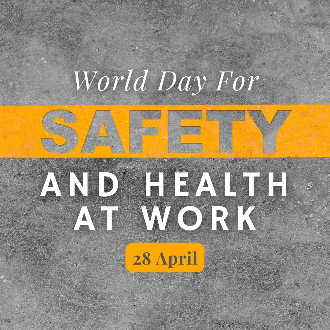 We can all help promote the fundamental right to a safe & healthy working environment to reduce the number of injuries & deaths.

Sunday is World Day for Safety & Health at Work: un.org/en/observances… #SafeDay