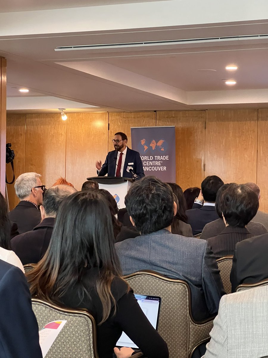 The World Trade Centre is hosting an event on exploring Canadian trade opportunities with Taiwan 🇹🇼. Thank you Minister @JagrupBrar1 for providing opening remarks. 
@BoardofTrade