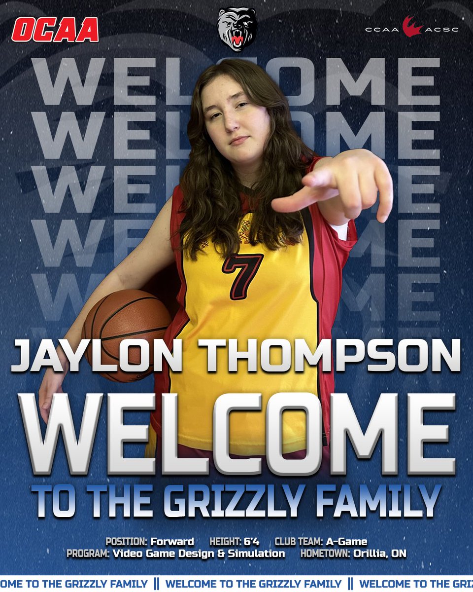 A towering presence on the court and ready to make waves with the Grizzlies! 

Welcome to the Grizzly Family, Jaylon!

#OWNTHEDEN #ItsON #ExperienceGeorgian