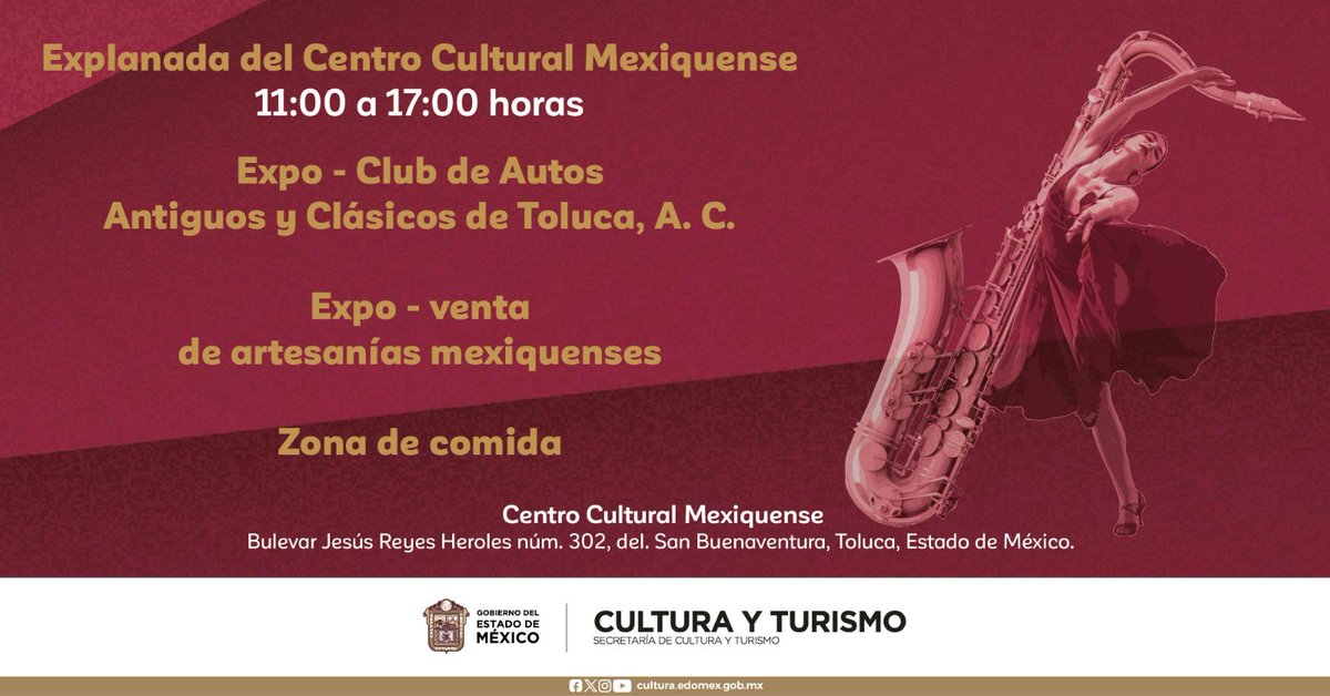 #TransformARTE | No te pierdas este gran festival de cultura, podrás disfrutar de música, talleres, cine, artesanías y mucho más. La cita es en el Centro Cultural Mexiquense. @CulturaEdomex #EntradaLibre