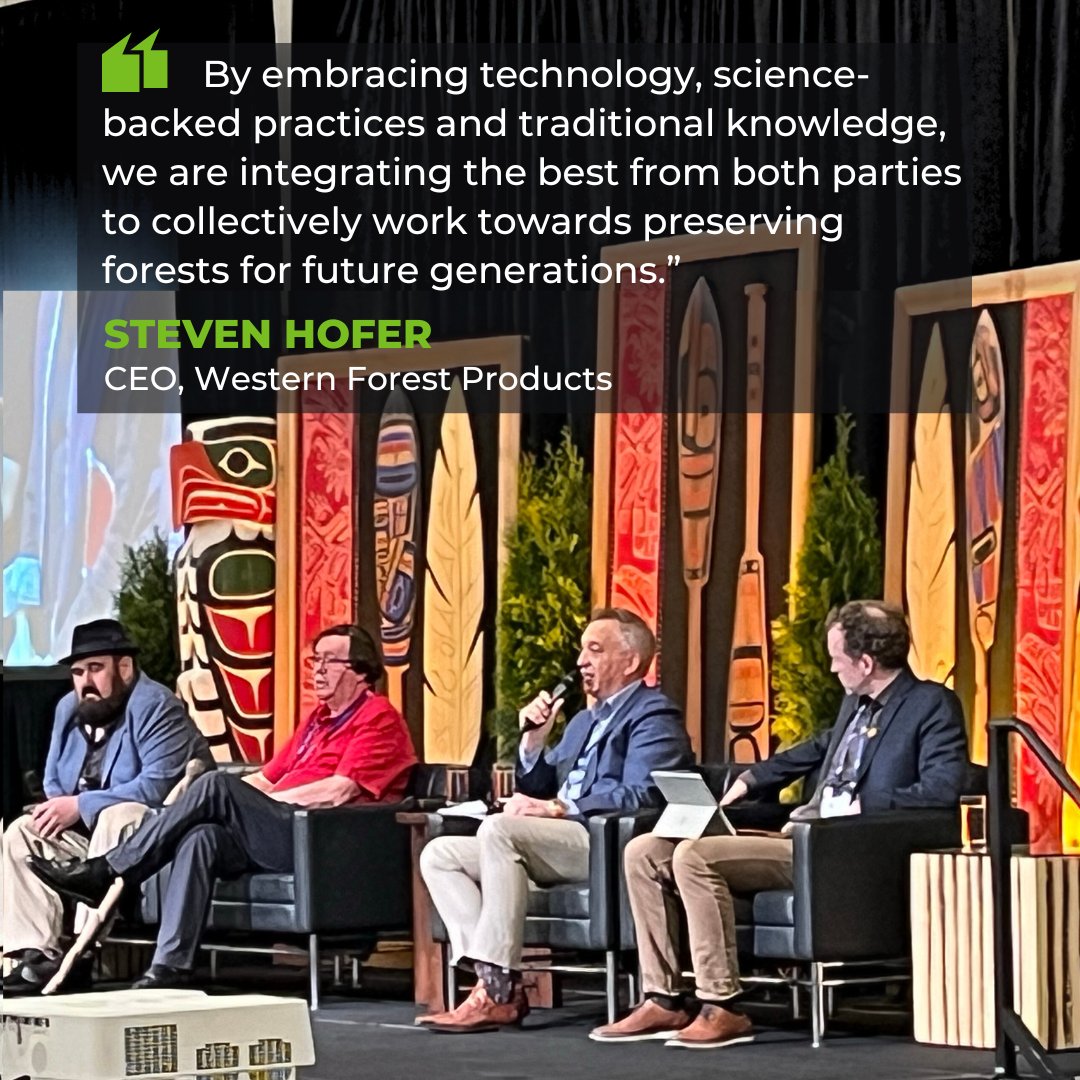 After the recent announcement about Western's new limited partnership with four First Nations on Vancouver Island, it was especially exciting for our CEO Steven Hofer to have an opportunity to participate in a panel session on the first day of the Indigenous Resource