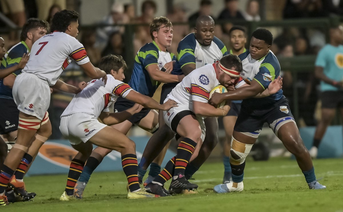 𝐇𝐈𝐒𝐓𝐎𝐑𝐘 𝐌𝐀𝐊𝐄𝐑𝐒 🏆🏉 #TuksRugby under the headship and captaincy of Dewey Swartbooi and Ethan Burger, won 95-21 vs. Varsity College in the final to be crowned the 2024 @FNBSA #VarsityShield CHAMPIONS #RugbyThatRocks #Elevate2Greatness ⭐️💡 [📸: Christiaan Kotze]
