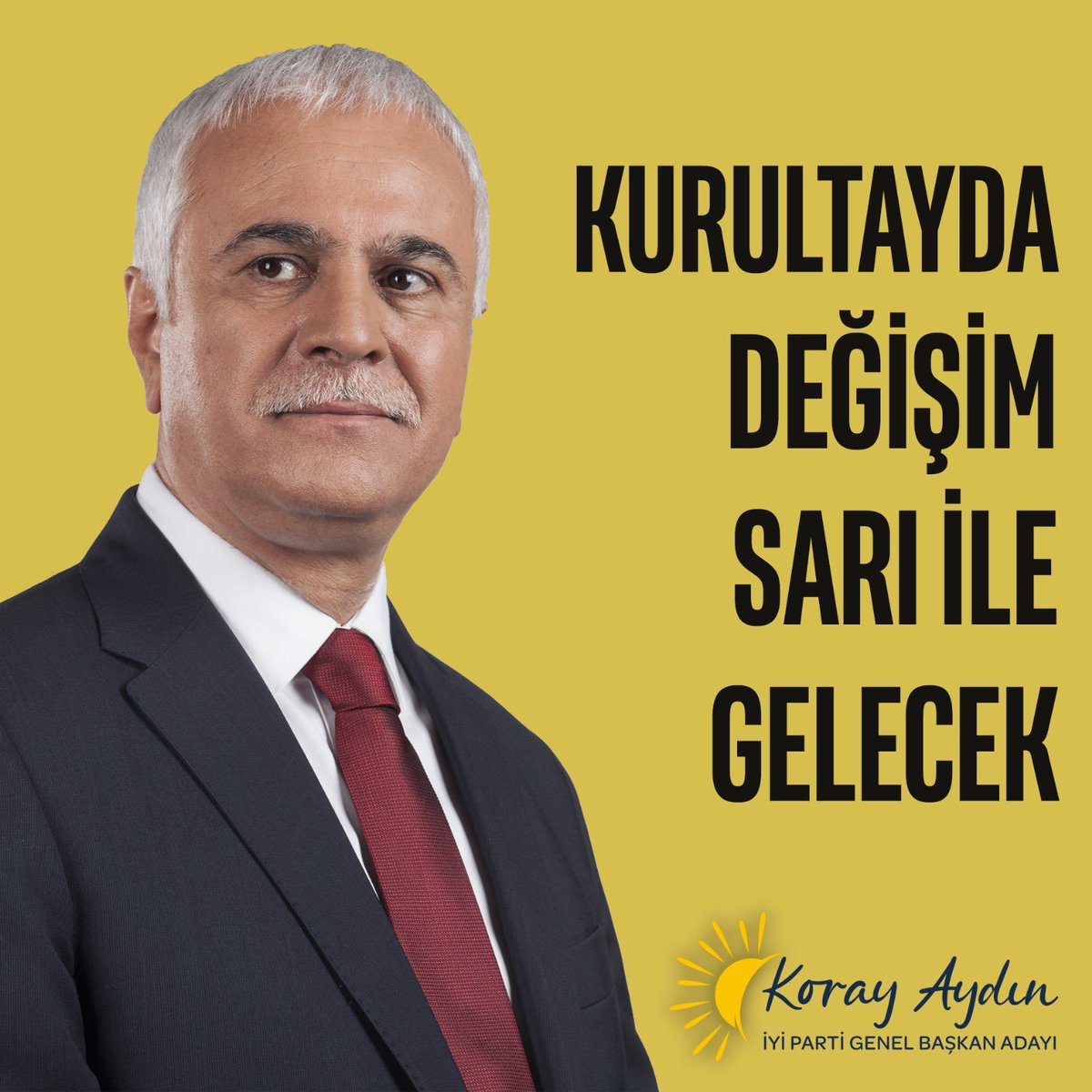 Yarının AYDINLIĞININ keyfinde… Günümüz SARI ile AYDIN olacak… #GenelBaşkanKorayAydın @korayaydintr @iyiparti #iyiparti