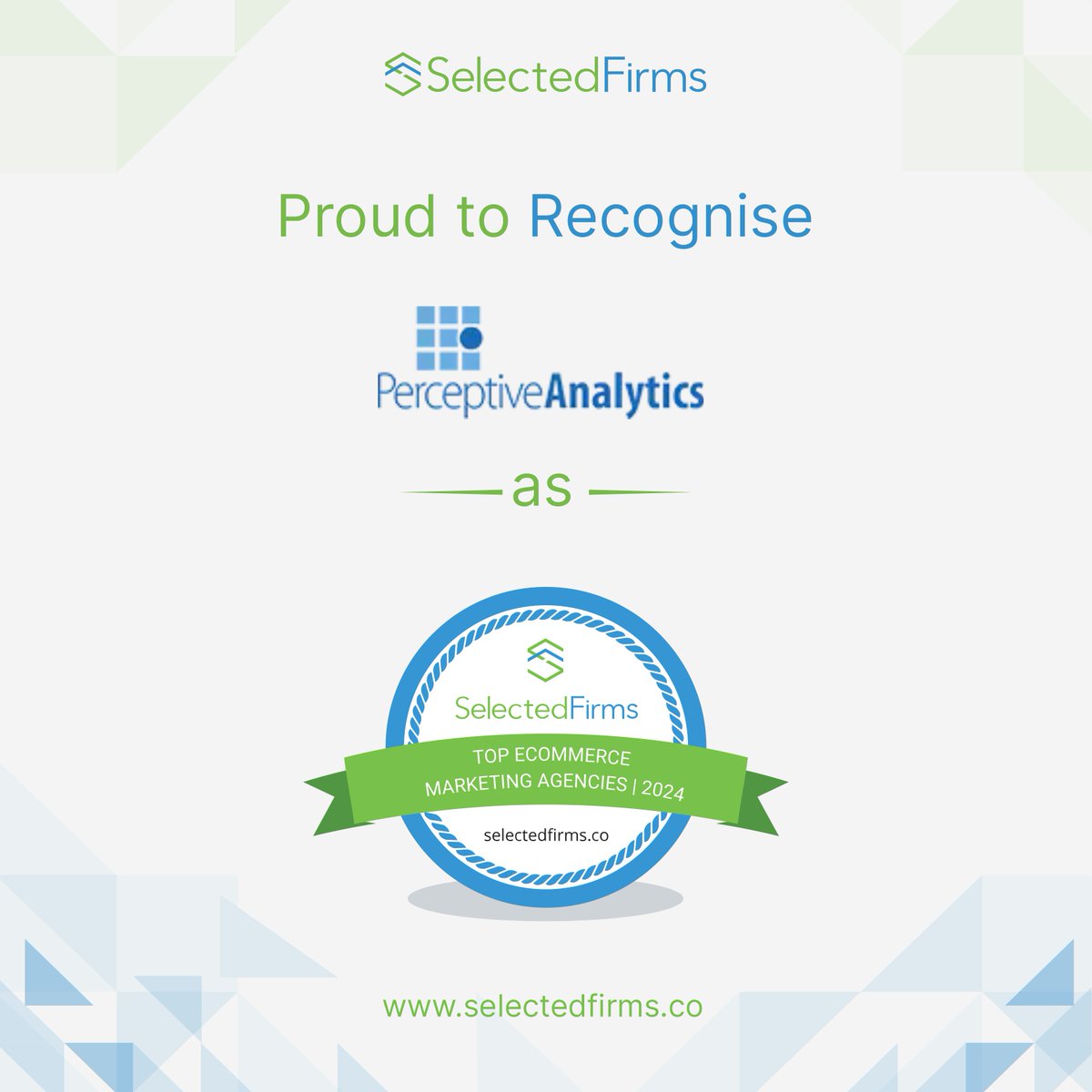SelectedFirms recognizes @perceptiveanaly as a top eCommerce marketing agency!
bit.ly/49WnAEW