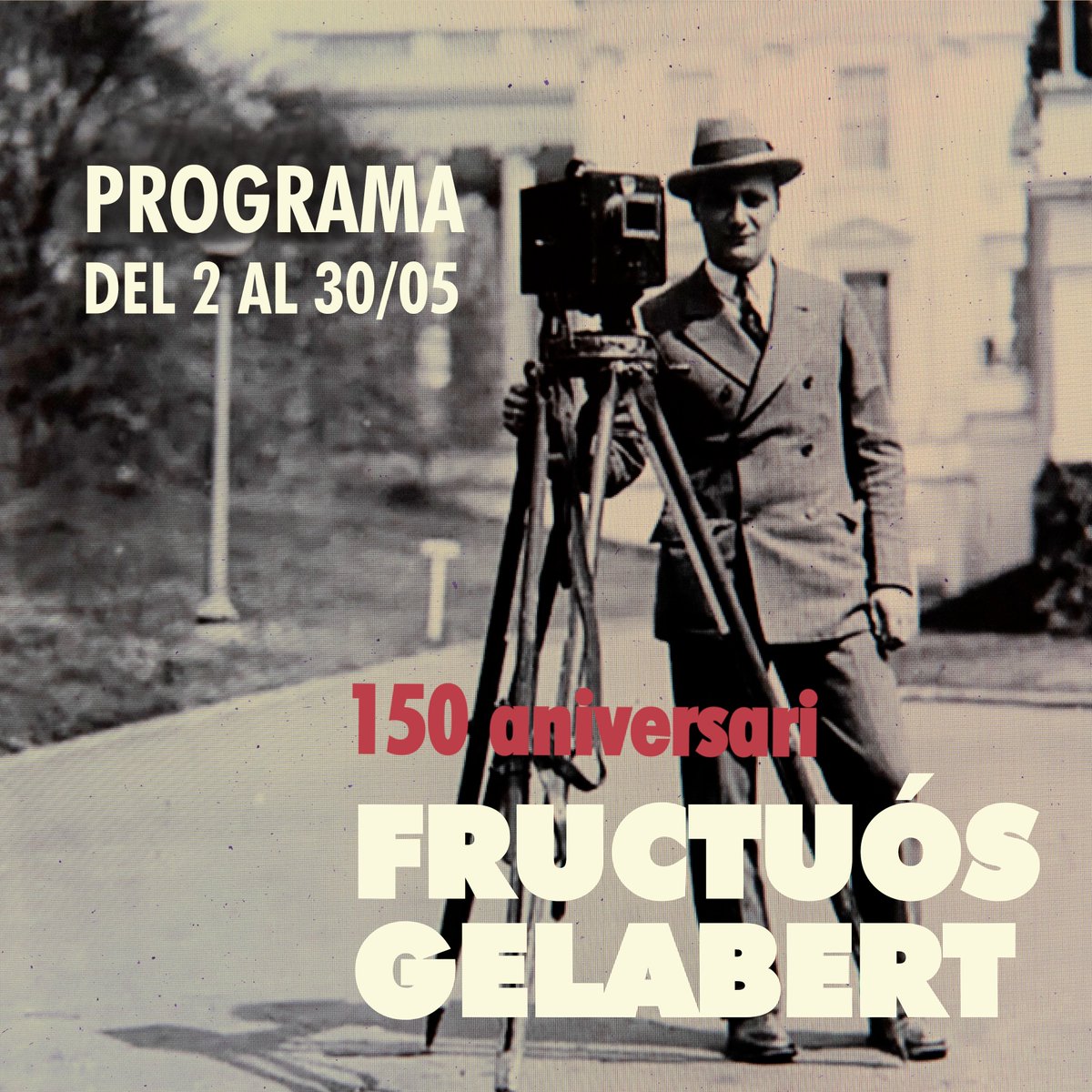 👀 Sabíeu que ⚡️ Les primeres pelis de l’Estat Espanyol es van enregistrar a Sants? I l’artífex va ser el pioner del cinema Fructuós Gelabert? 📽️ Del 2 al 30/05, celebrem l'#AnyFructuósGelabert amb un programa d'activitats super potent! Us ho expliquem: lleialtat.cat/fructuosgelabe…