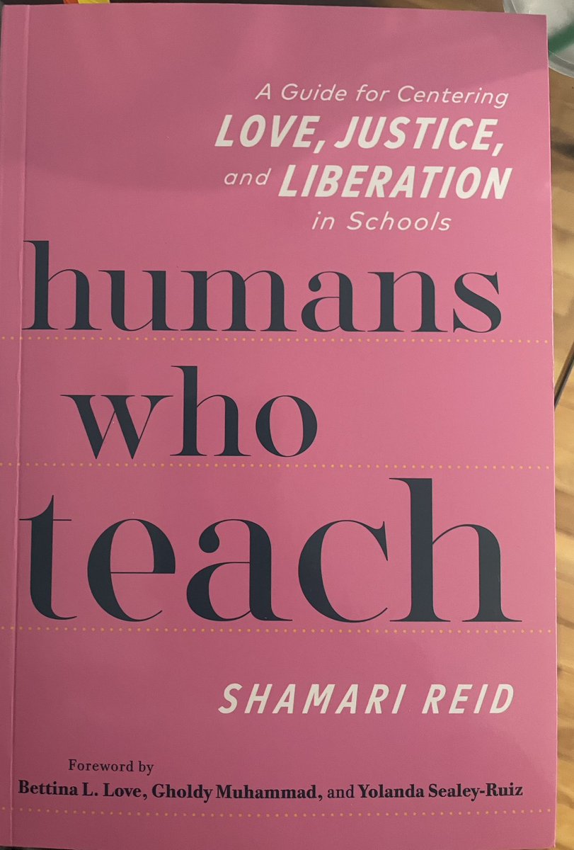 Came home to some happy mail! Can’t wait to use #HumansWhoTeach with my students next academic year! @shamarikreid