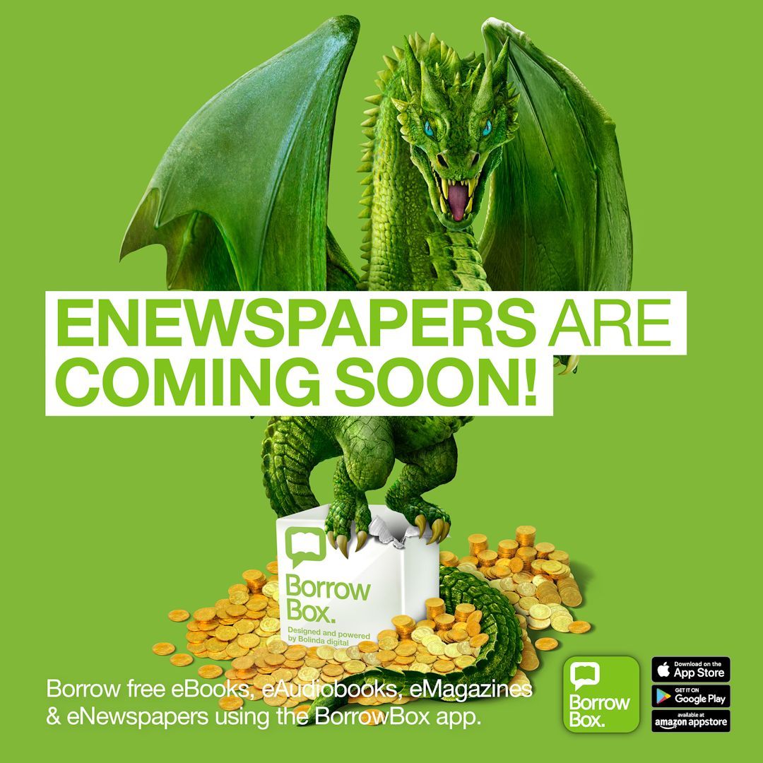 Do you love BorrowBox? Well, you’re about to love it even more! From May 1st you’ll also be able to get magazines and newspapers on there too – keep an eye out for the new ePress section. dublincity.ie/residential/li…