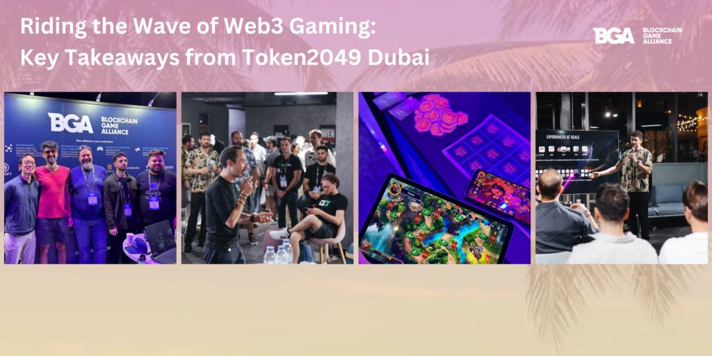 Riding the Wave of Web3 Gaming: Key Takeaways from Token2049 Dubai @token2049 was an amazing event highlighting the #Web3 Ecosystem. We are so pleased to be able to participate in this event 🙌🏻 🔥 We had the opportunity to showcase Eldarune Games at the @BGameAlliance booth…