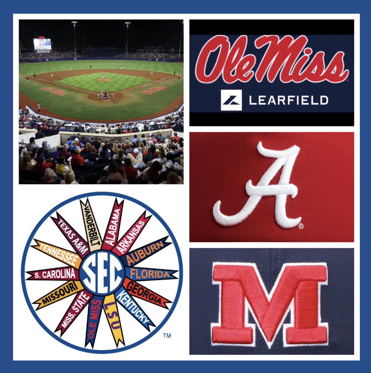 Catch game two tonight as @OleMissBSB hosts Alabama at 6:30pm. Airtime 6pm w/@RebVoice & @HenduReb. Listen 🎧⬇️ 📻 Local station olemisssports.com/sports/2018/7/… 📱 @OleMissSports app 💻 online olemisssports.com/watch?Live=988…