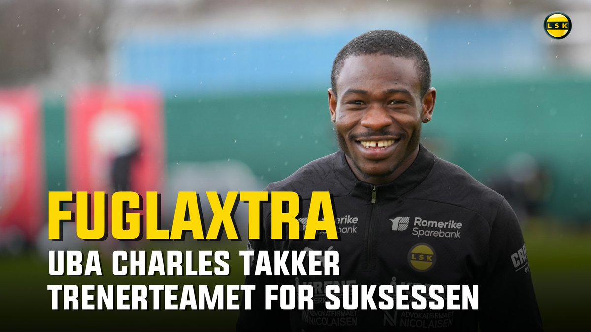 Etter et tungt første år har Uba Charles kanskje vært LSKs beste spiller så langt denne sesongen! Nigerianeren takker trenerteamet for at han har tatt store steg 💛 Uba Charles og Simon Mesfin gjestet FuglaXtra før søndagens kamp mot HamKam👇📽️ youtu.be/epa7dV2SqtM