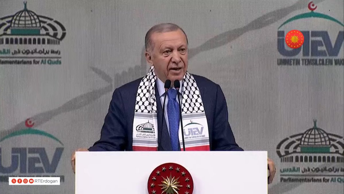 🔴 SON DAKİKA | CB Erdoğan: “Ticari açıdan 54 ürün grubunda İsrail'e ihracat kısıtlaması uygulayan tek ülke yine Türkiye'dir.'
