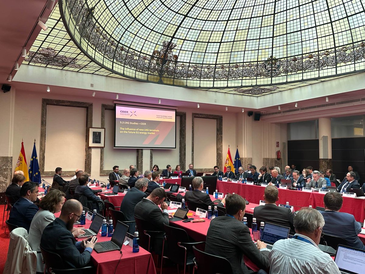 38th #MadridForum: Agustín Alonso presents CEER’s report 'The influence of new #LNG terminals on the future #EU energy market” in response to last year’s call. 

Download here: ceer.eu/documents/1044…  #Gas #Regulation