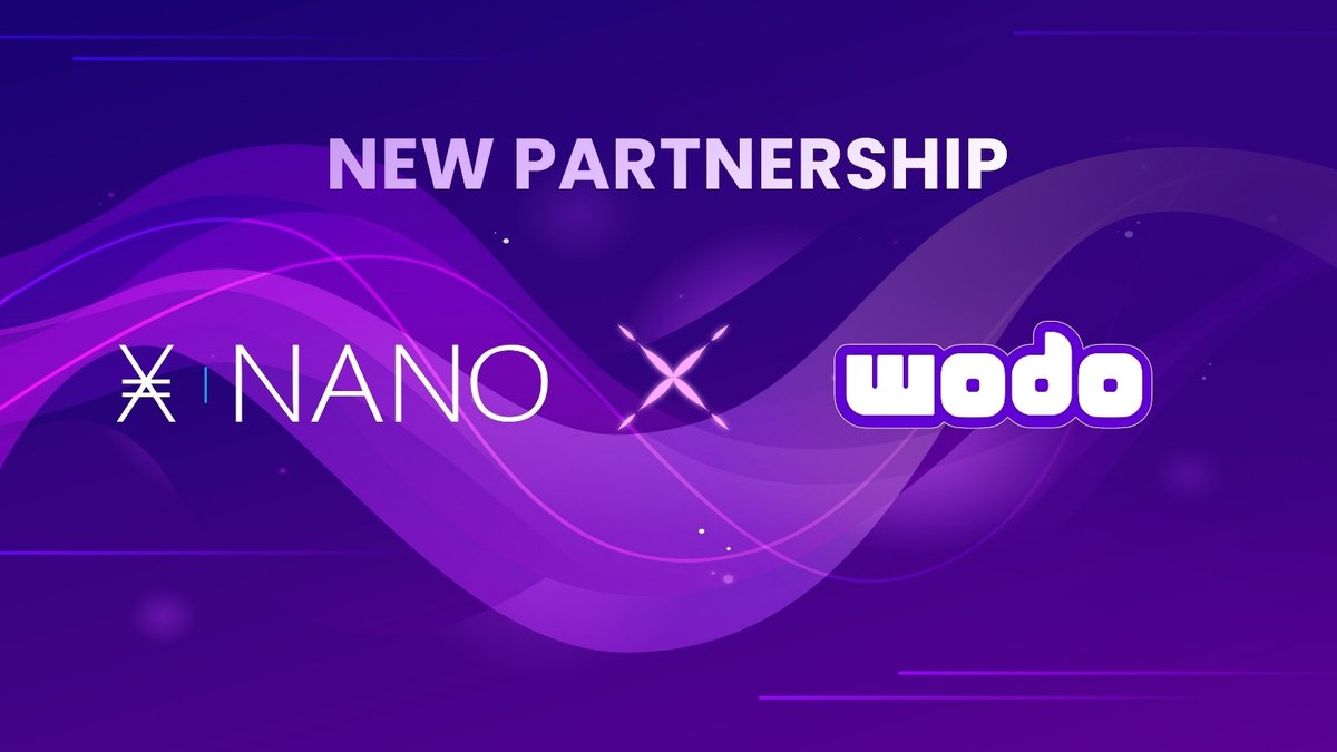 @wodoio🤝 @nano exciting partnership announcement! With Wodo Gaming, #nano users can now partake in the ultimate #web3 Arena of Play-to-Earn Games while Wodo Card & Finance allows for users to spend their $XNO at 60,000 outlets. 👾💳 Stay tuned for more info and sign up to Wodo…