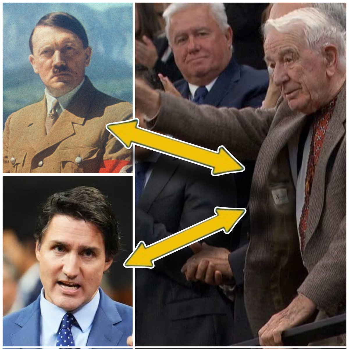 The left are losing their minds over Pierre Poilievre walking into a trailer with a diagolon flag on the door

Yet somehow these same people have no issues with Justin Trudeau being associated with Adolf Hitler

Their hypocrisy is UNREAL