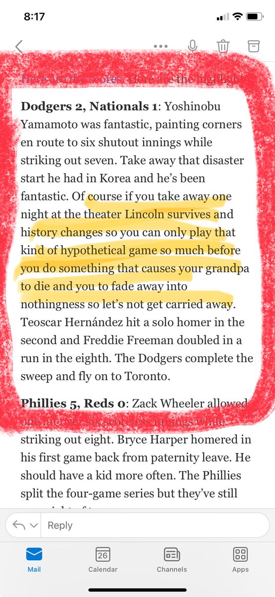 This Dodgers-Nationals game recap is why a person subscribes to Cup of Coffee by ⁦@craigcalcaterra⁩