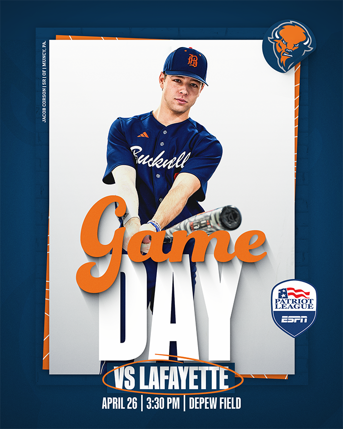 GAME DAY! We start a pivotal three-game home series with Lafayette this afternoon at Depew Field. #rayBucknell 

🆚 <a href="/LafayetteBsbl/">Lafayette Baseball</a> 
⏰ 3:30 p.m.
📍 Depew Field
📺 ESPN+
📊 bit.ly/49xGHpf
📰 bit.ly/3vXGpty