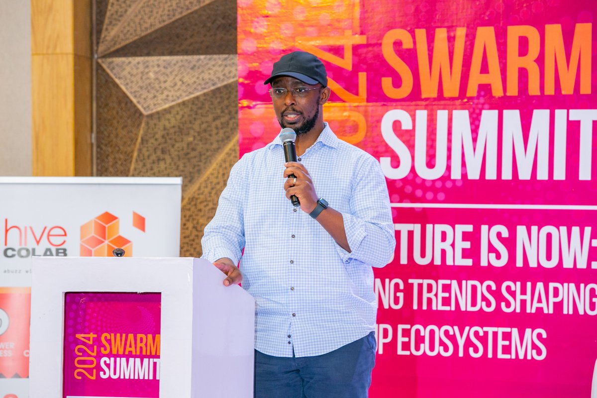 #swarm24 - @NITAUgandaED, Executive Director @NITAUganda1 officiates & closes off the Swarm Summit 2024 highlighting that despite Uganda being a landlocked country, it is land-linked with so many partners in & out of the country. Digital is the best channel to link for Uganda