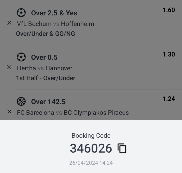 3 ODDS ON SPORTYBET 👨‍💻

CODE ➡️ 346026