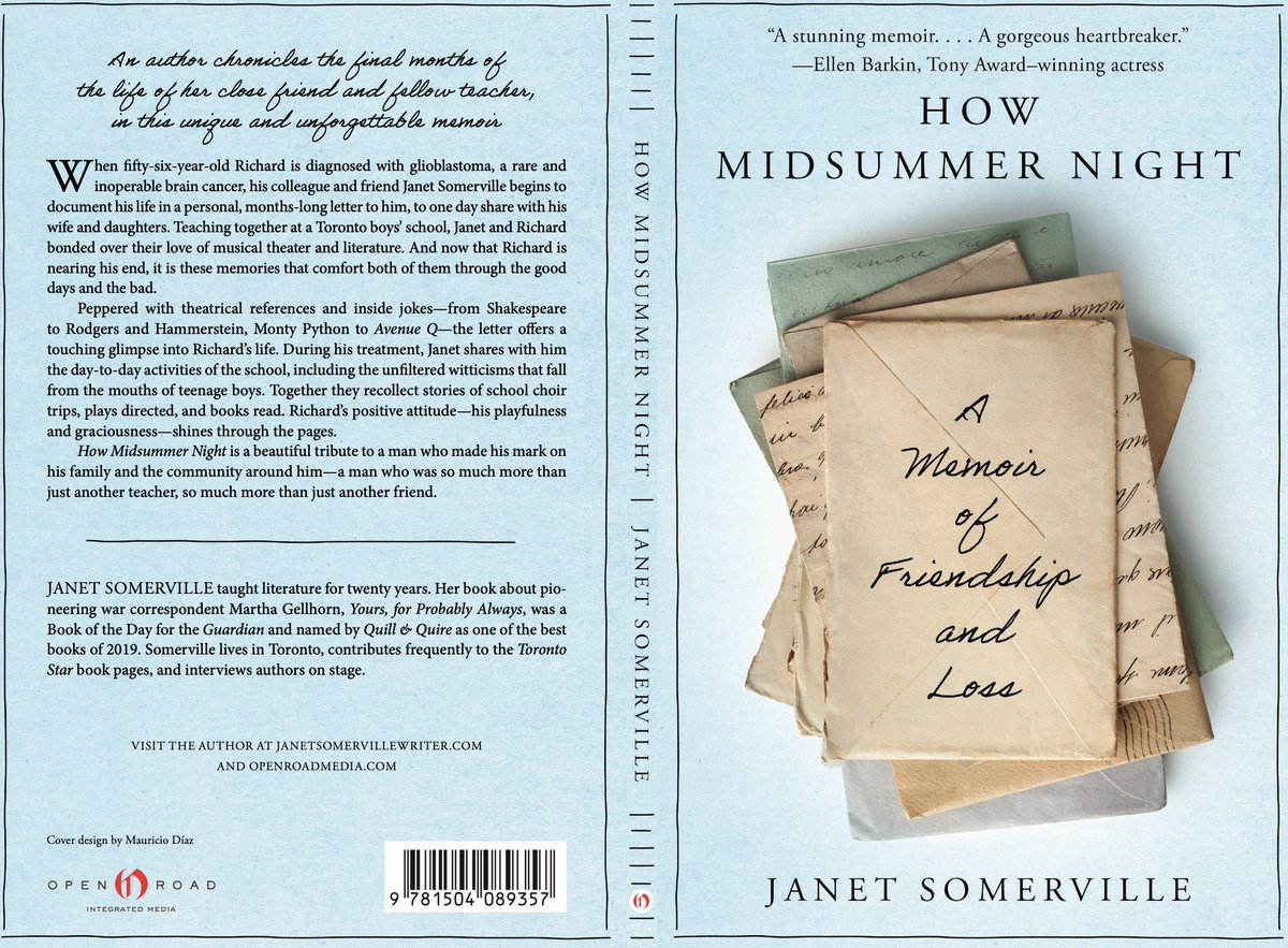 If you are an e-book reader, my new #memoir HOW MIDSUMMER NIGHT is on sale for a steal: 1.99 wherever you buy your e-books in Canada, the United Kingdom or the United States. Less than a cup of coffee. Please consider adding it to your list! 📚 openroadmedia.com/ebook/how-mids…