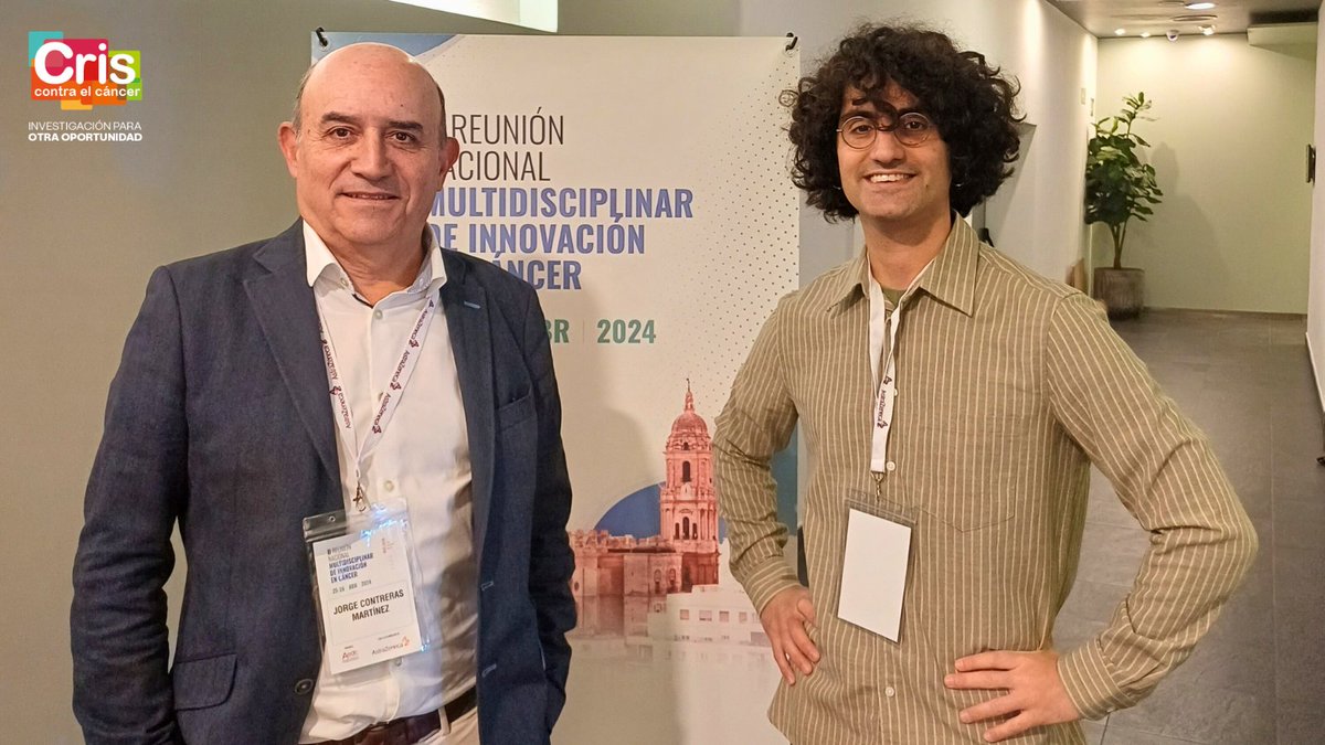 🔴Hoy hemos participado en la II Reunión Nacional Multidisciplinar de Innovación en #cáncer, para ver el presente y el futuro de la investigación con fantásticos ponentes. Con Jorge Contreras, Director Médico de Oncología del Hospital @quironsalud de Málaga.
