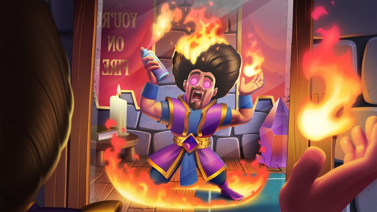 ClashRoyale's tweet image. Too much hairspray? or...
#CardEvolution