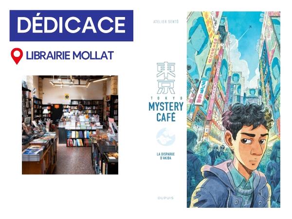 Signing session in #Bordeaux ✨
Amis Bordelais, nous serons en dédicace demain, samedi 27 avril, à la @librairiemollat de 15h à 18h. 
Si vous voulez une jolie aquarelle dans votre exemplaire de #TokyoMysteryCafé (ou autre), c'est l'occasion rêvée. A demain ! 😉