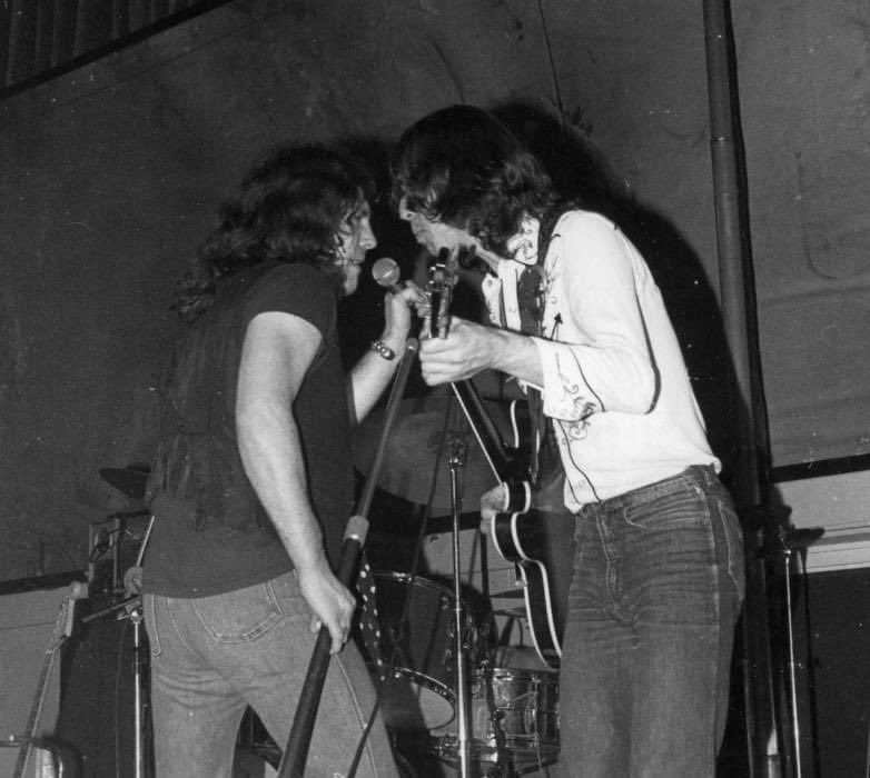 Frankie Miller and Micky Moody at Cardiff University, 1977 #frankiemiller #mickymoody @cardiffunilib #cardiff #wales #caerdydd #cymru #cardiffmusichistory