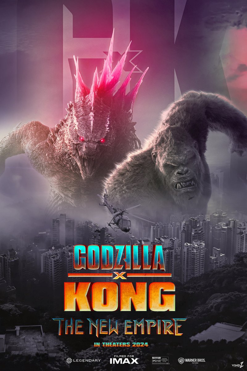 Godzilla x Kong: The New Empire - (2024) IMDb - imdb.com/title/tt145397… 📈My Rating : 70 / 100 @GodzillaXKong #GodzillaXKong #GodzillaXKongTheNewEmpire #movies #MovieReview #IMDb #movienight #movieslover #FilmTwitter #filmreviews #NowWatching