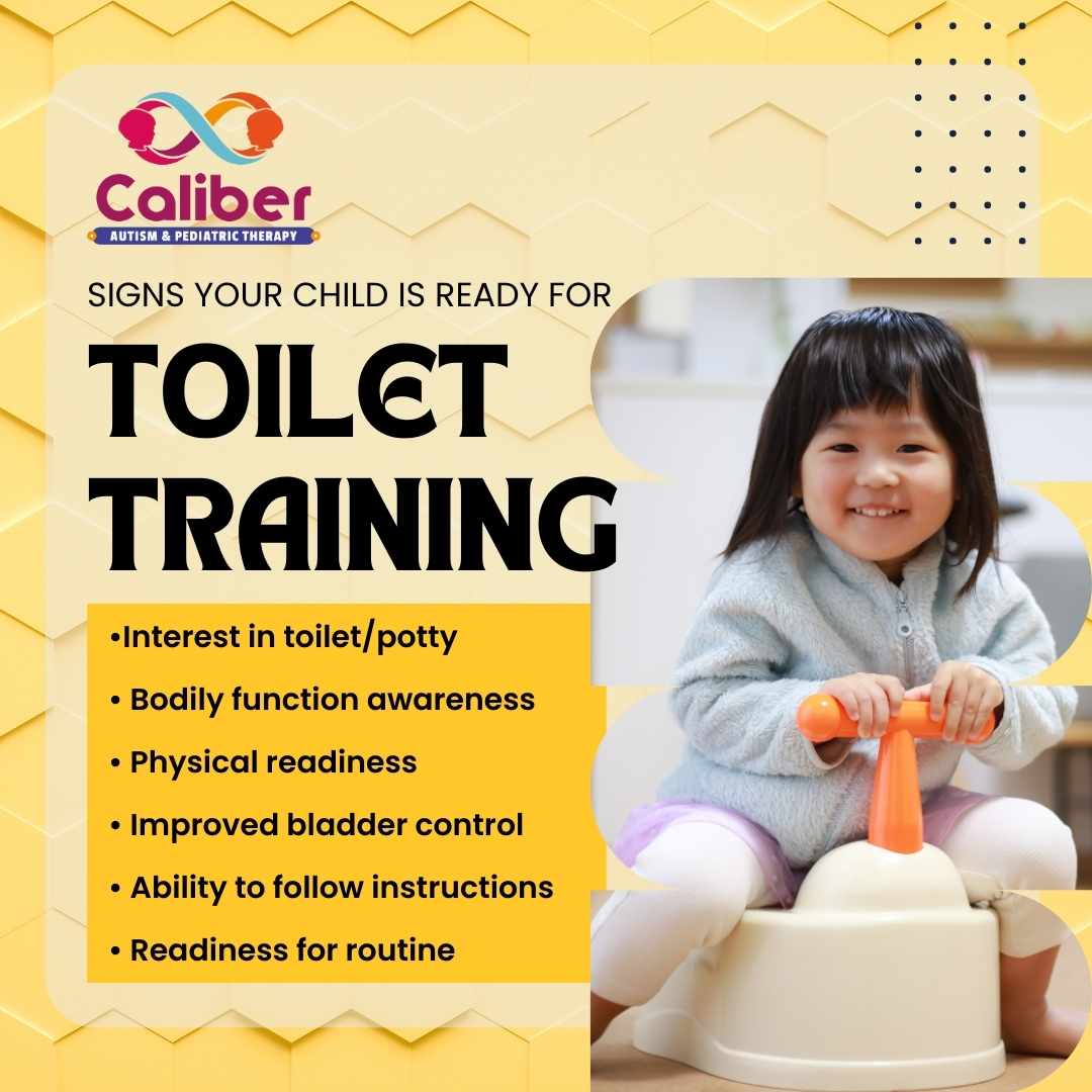 Every child develops at their own pace! Here are some signs to watch for that might indicate your child (with or without autism) is ready for toilet training.

#EarlyIntervention #development #toilettraining #aba #autism #specialneeds #autismfamily #autismsupport #autismparents
