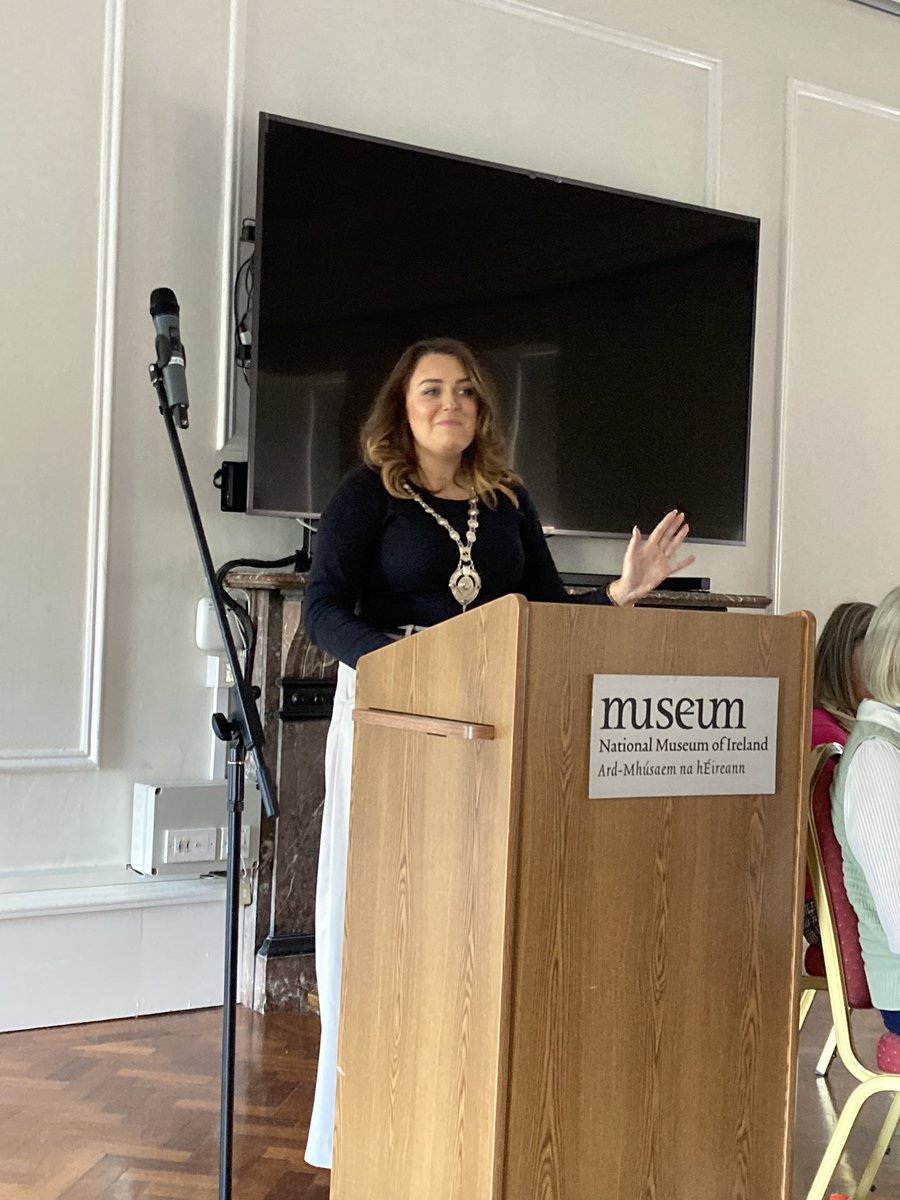 We are in the middle of a fantastic roundtable at @Activism23 @ahrcpress workshop here at @NMIreland with @AislingNolan_x who as President of @SIGBI1 Republic of Ireland is sharing with us the key work undertaken by this significant women’s organisation active since 1938.